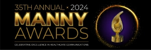 Plaque for Manny Awards - MedAdNews 2024 Finalist
